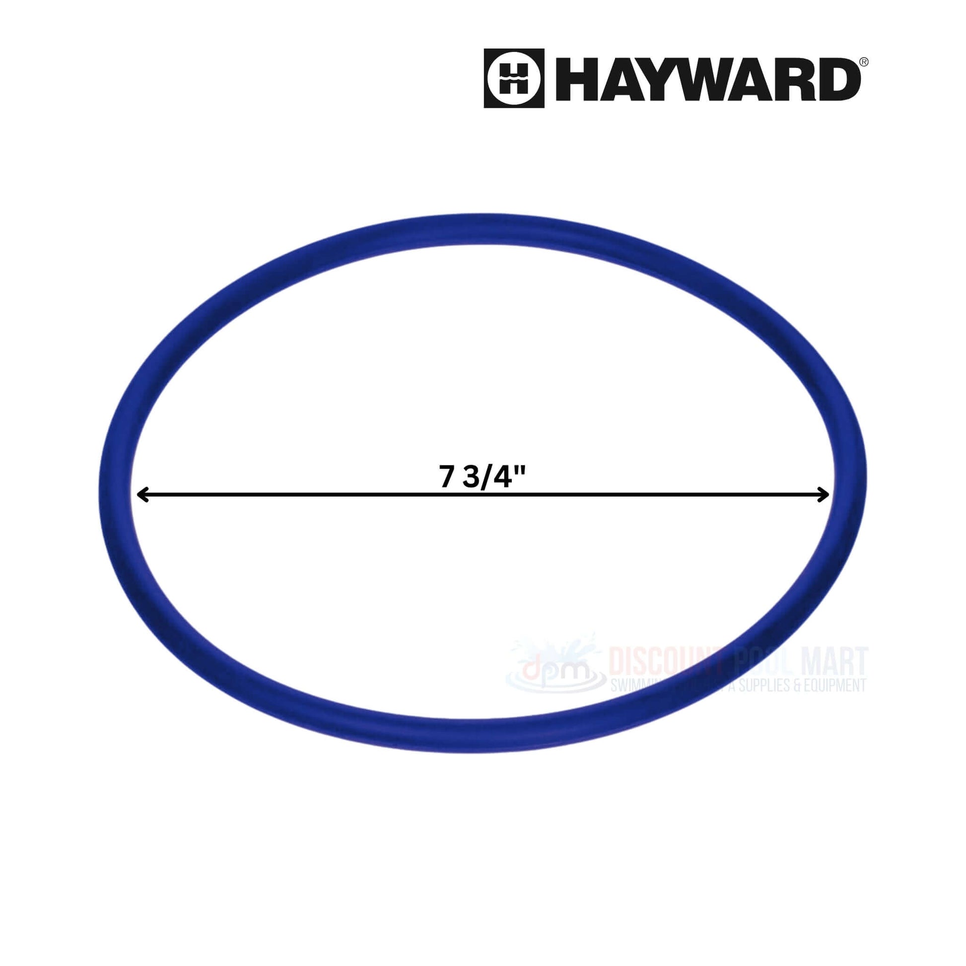 Hayward Valve To Tank O-Ring for Pro-Series Filters, 7 3/4" diameter, OEM replacement from Discount Pool Mart, GMX600F.