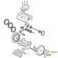 Hayward AquaNaut PVXS0006-237 parts diagram, OEM replacement wheel retainers by Discount Pool Mart DPM.
