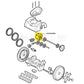 Hayward AquaNaut PVXH038SA turbine hub and 6-vane kit diagram – Discount Pool Mart DPM pool cleaner parts.