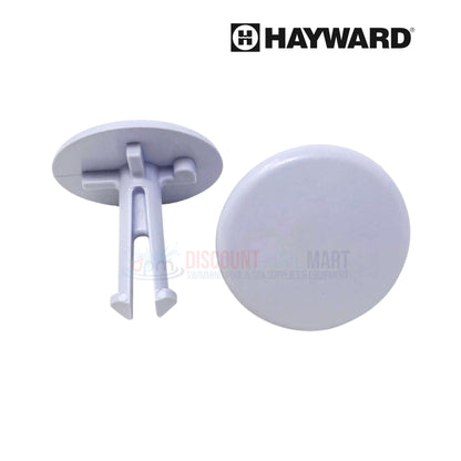 Hayward AquaNaut Wheel Retainer 2 Pack in Metallic Gray from Discount Pool Mart DPM, OEM replacement clips for wheel hubs.