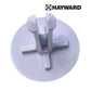 Hayward AquaNaut Wheel Retainer in metallic gray, 2 pack from Discount Pool Mart DPM, OEM replacement for pool cleaners.