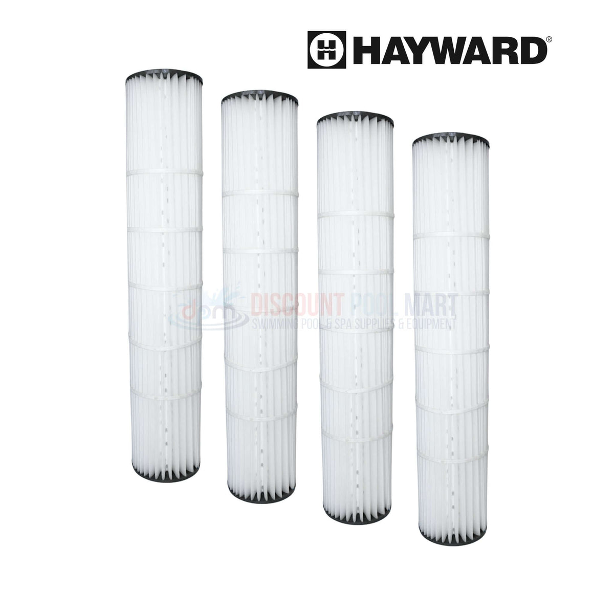 Hayward Cartridge 4-Pack DEX250EPAK4 for DEP100 Filters - Discount Pool Mart DPM - 400 sq ft filtration area