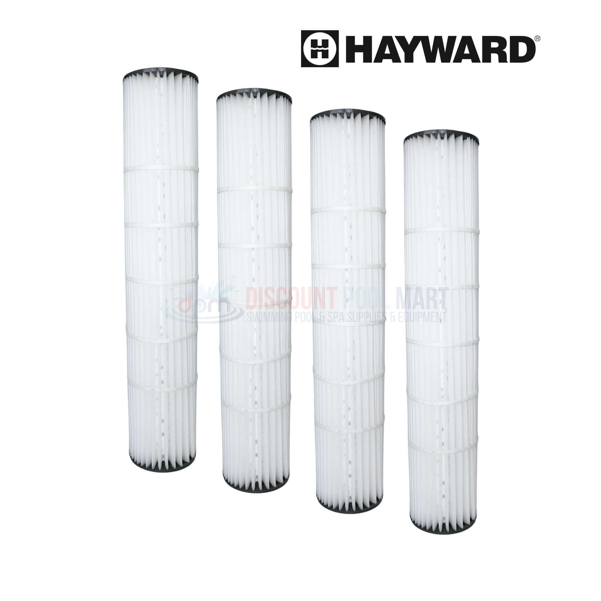 Hayward Cartridge 4-Pack DEX250EPAK4 for DEP100 Filters - Discount Pool Mart DPM - 400 sq ft filtration area