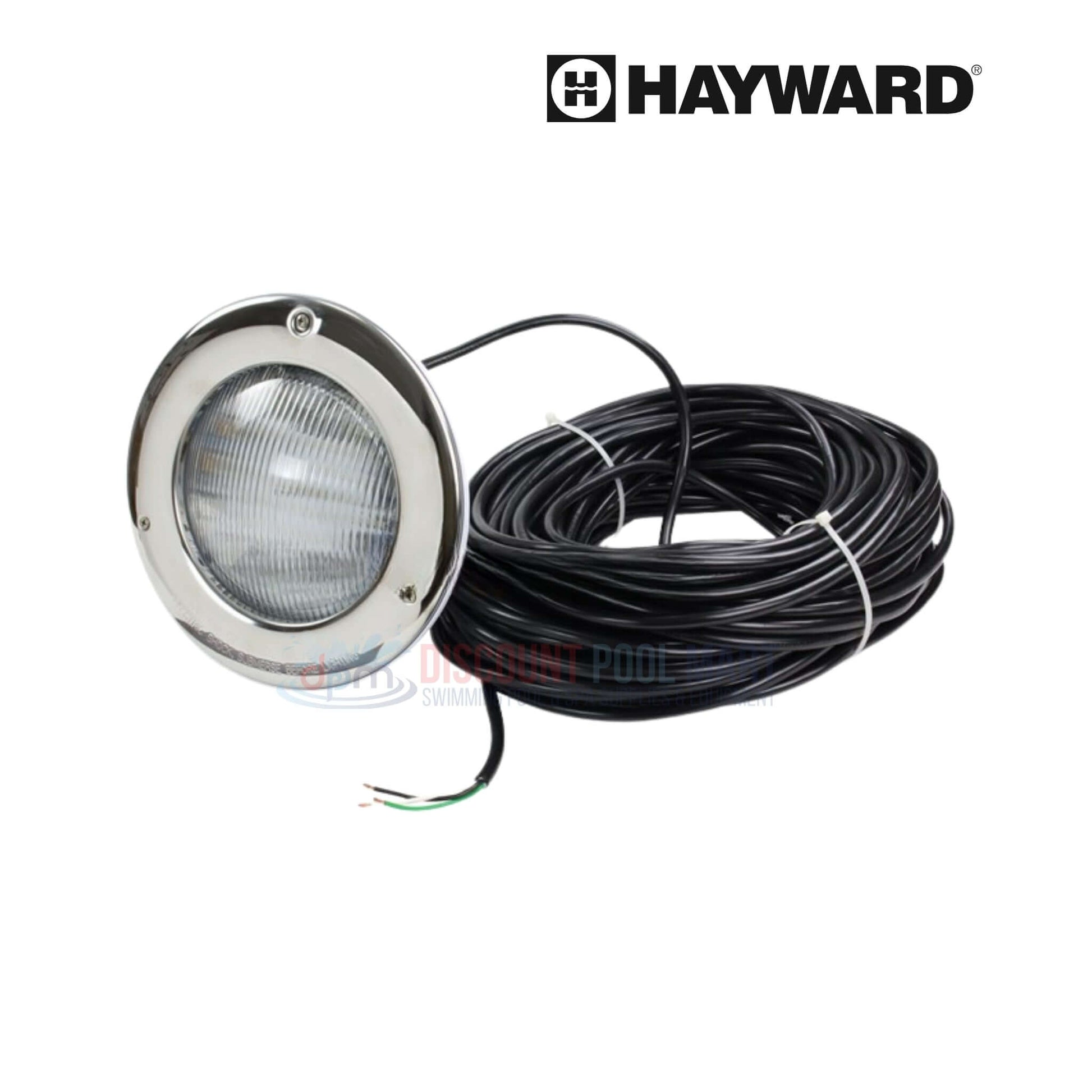 Hayward ColorLogic 4.0 LED Pool Light with stainless steel and 100 ft cord from Discount Pool Mart DPM.