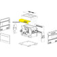 Hayward Control Panel and Bezel Kit FDXLBCP1400 parts diagram from Discount Pool Mart DPM for H400FD heaters.