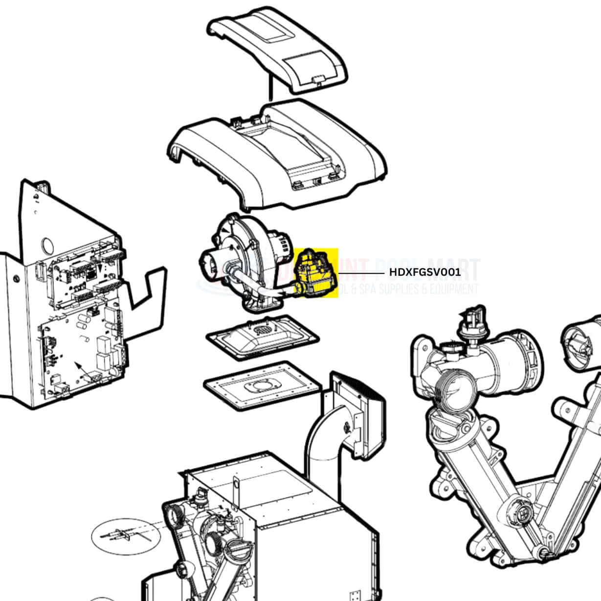 HDXFGSV001 | Hayward Natural Gas Valve For HDF Heaters
