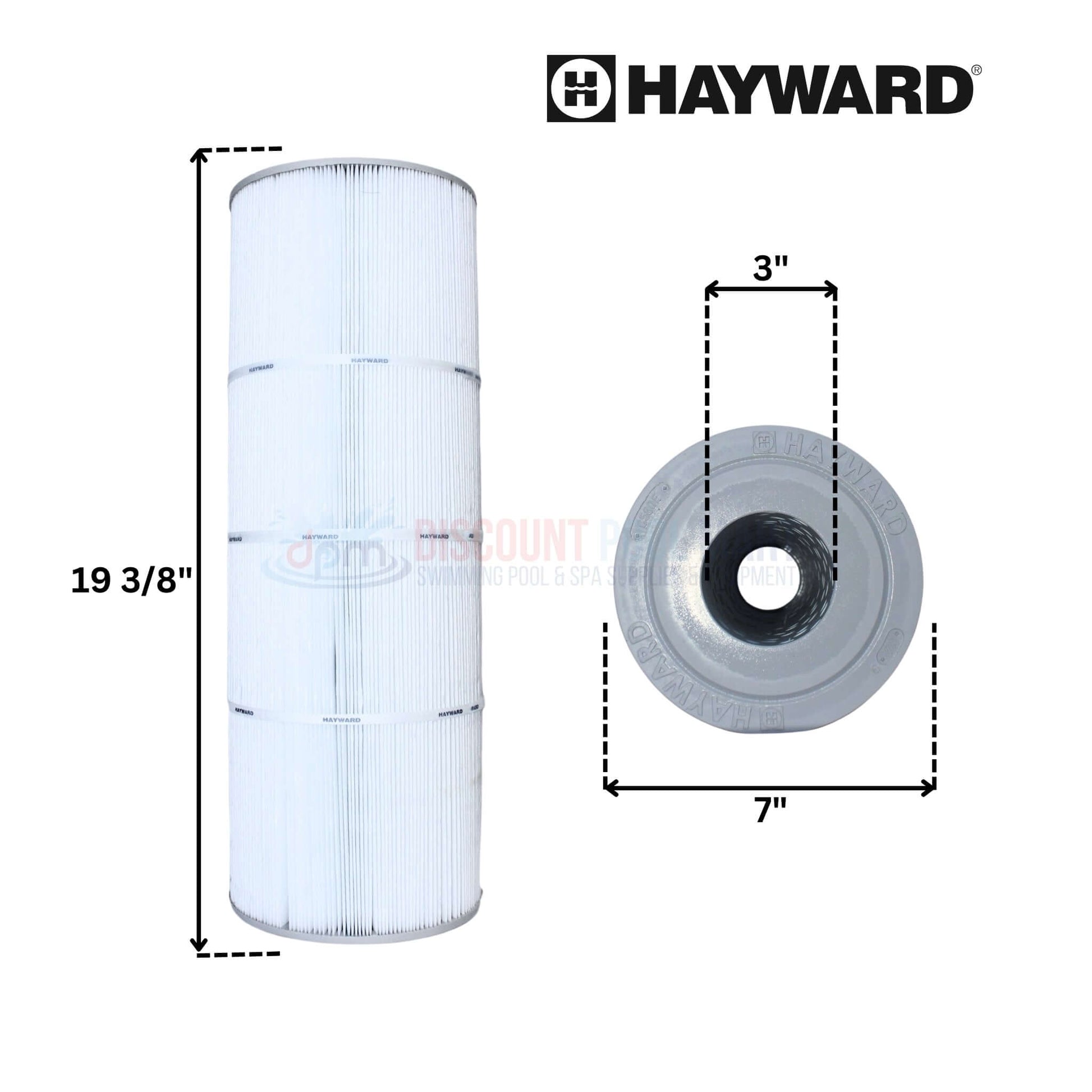 Hayward Filter Cartridge for SwimClear C3030, 19 3/8in x 7in, available at Discount Pool Mart DPM.