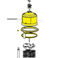 Exploded view of Hayward Filter Head DEX6020BTC with clamp system, available at Discount Pool Mart DPM.