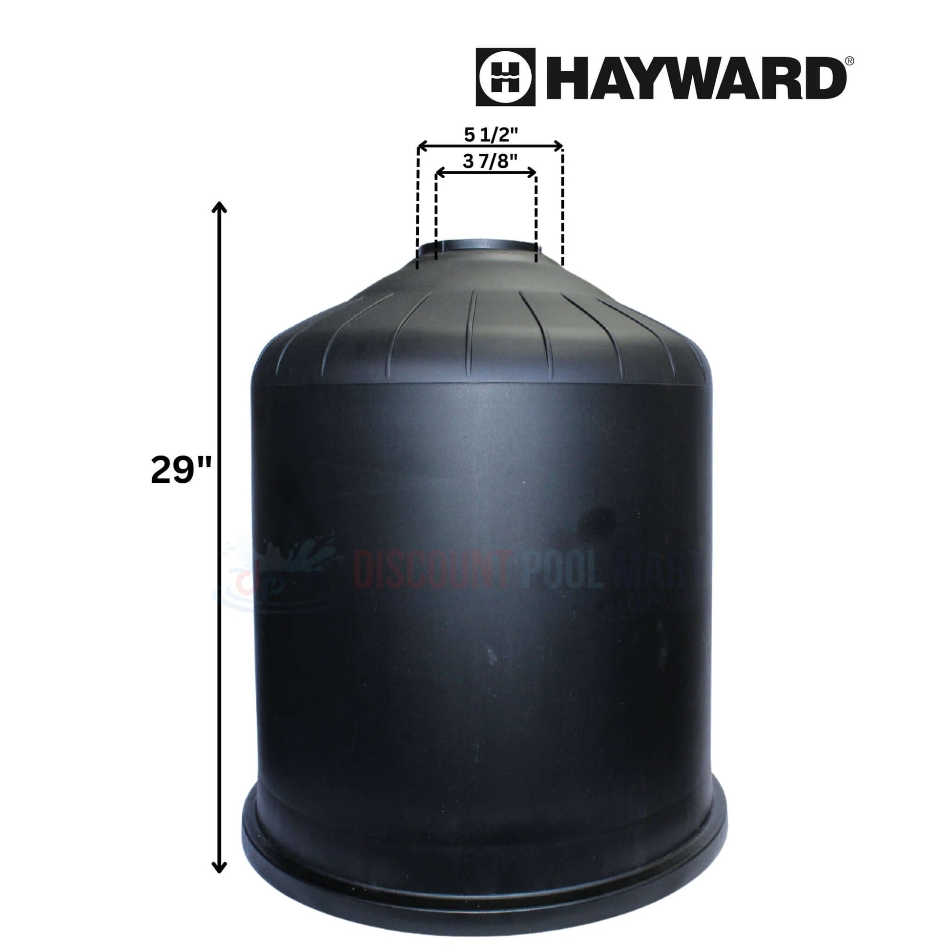 Hayward Filter Head with Clamp System, 29" height, Compatible with DPM pool filters, Durable construction at Discount Pool Mart.