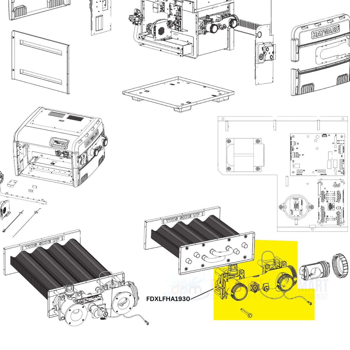 fuwaroページ FDXLFHA1930 | Hayward Header Assembly For H-Series Heaters