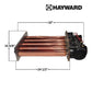 Hayward Heat Exchanger Assembly FDXLHXA1350 for H350FD heaters dimensions 32"x15 5/8"x24 1/2" from Discount Pool Mart DPM.