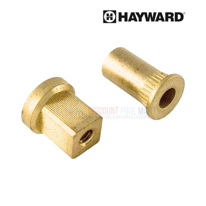 Hayward seal plate spacer kit SPX3200Z211 for pool pumps from Discount Pool Mart DPM with two brass components.