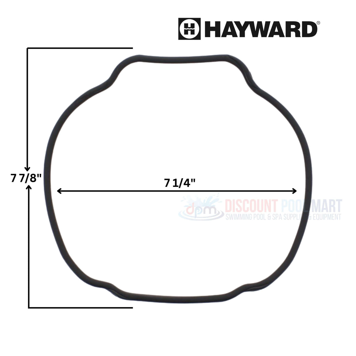 Hayward Housing O-Ring SPX3200T for TriStar & EcoStar pumps; dimensions 7.25" x 7.875"; Discount Pool Mart DPM.