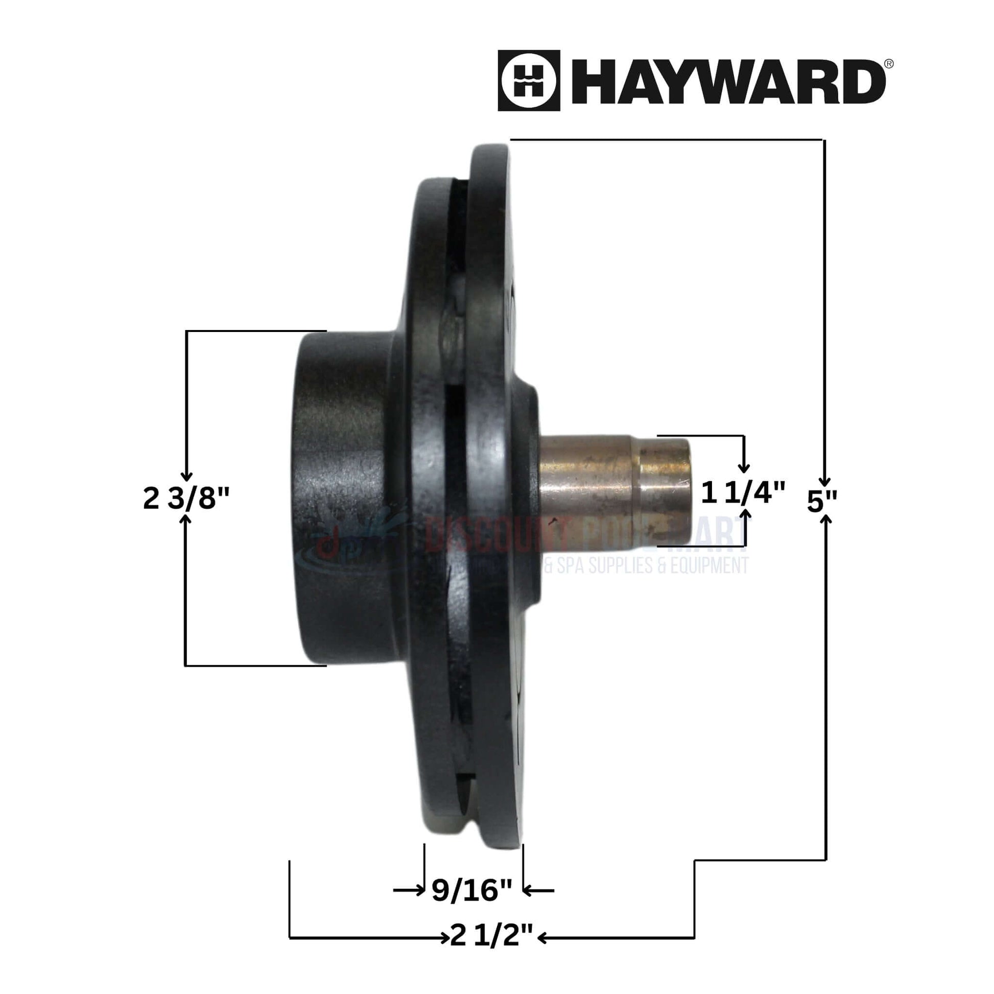 Hayward impeller for MaxFlo and Super Pumps, 0.5HP SPX2600C, available at Discount Pool Mart DPM.
