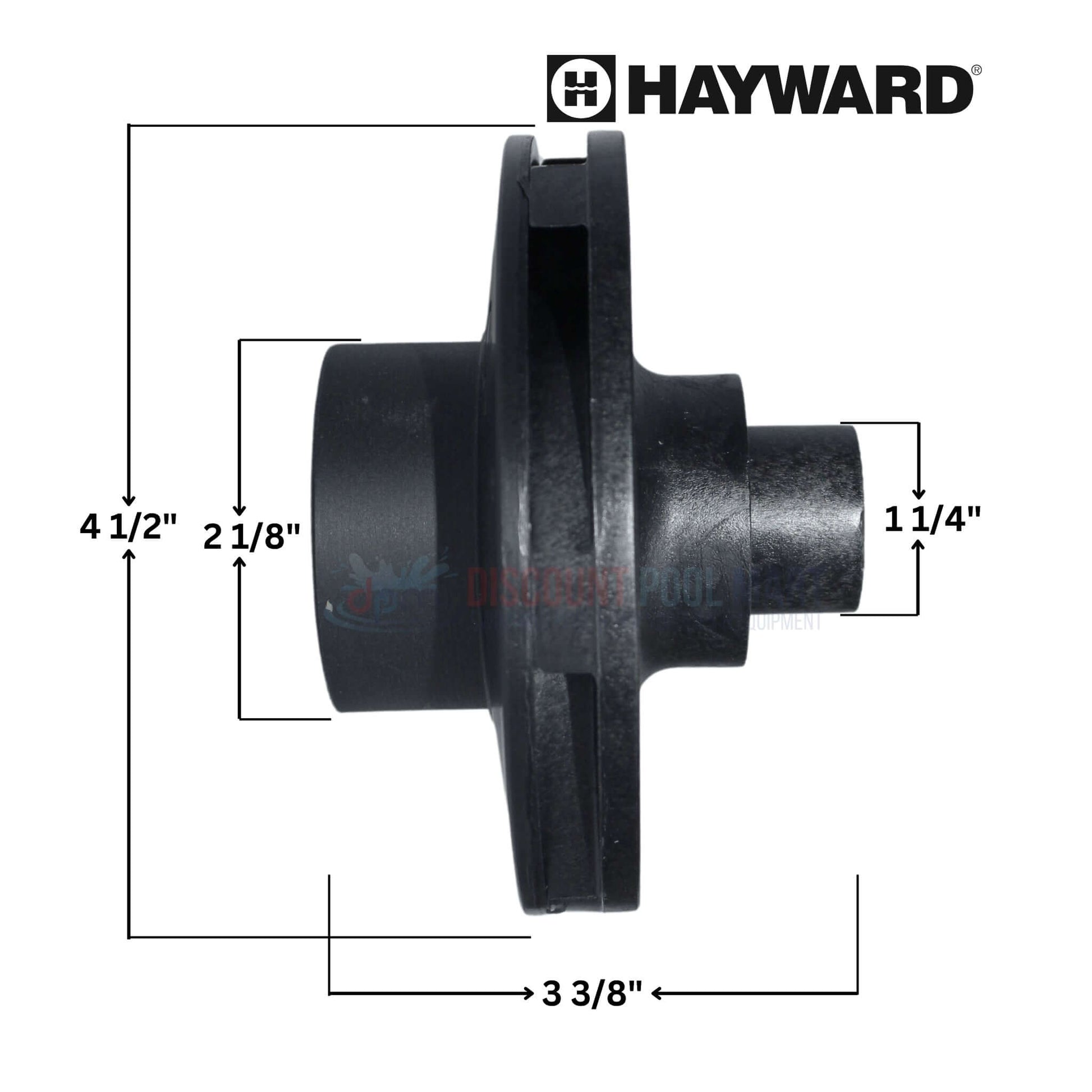 Hayward SPX3210C impeller with screw for 1HP TriStar pumps. Available at Discount Pool Mart DPM for efficient water flow.