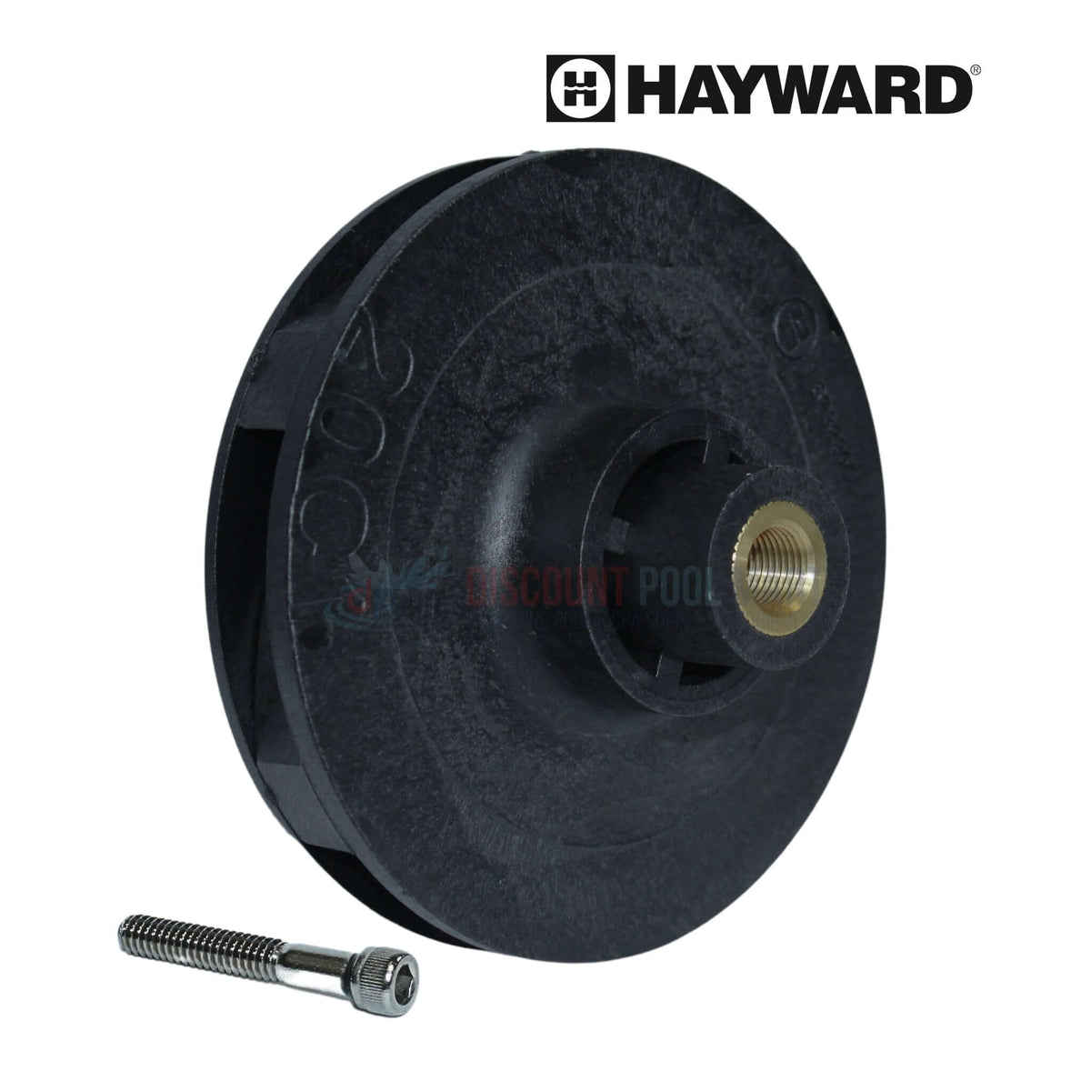 Hayward impeller SPX3220C with screw for TriStar and EcoStar 2HP pumps at Discount Pool Mart DPM.