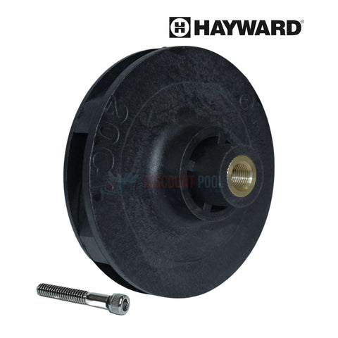 Hayward impeller SPX3220C with screw for TriStar and EcoStar 2HP pumps at Discount Pool Mart DPM.