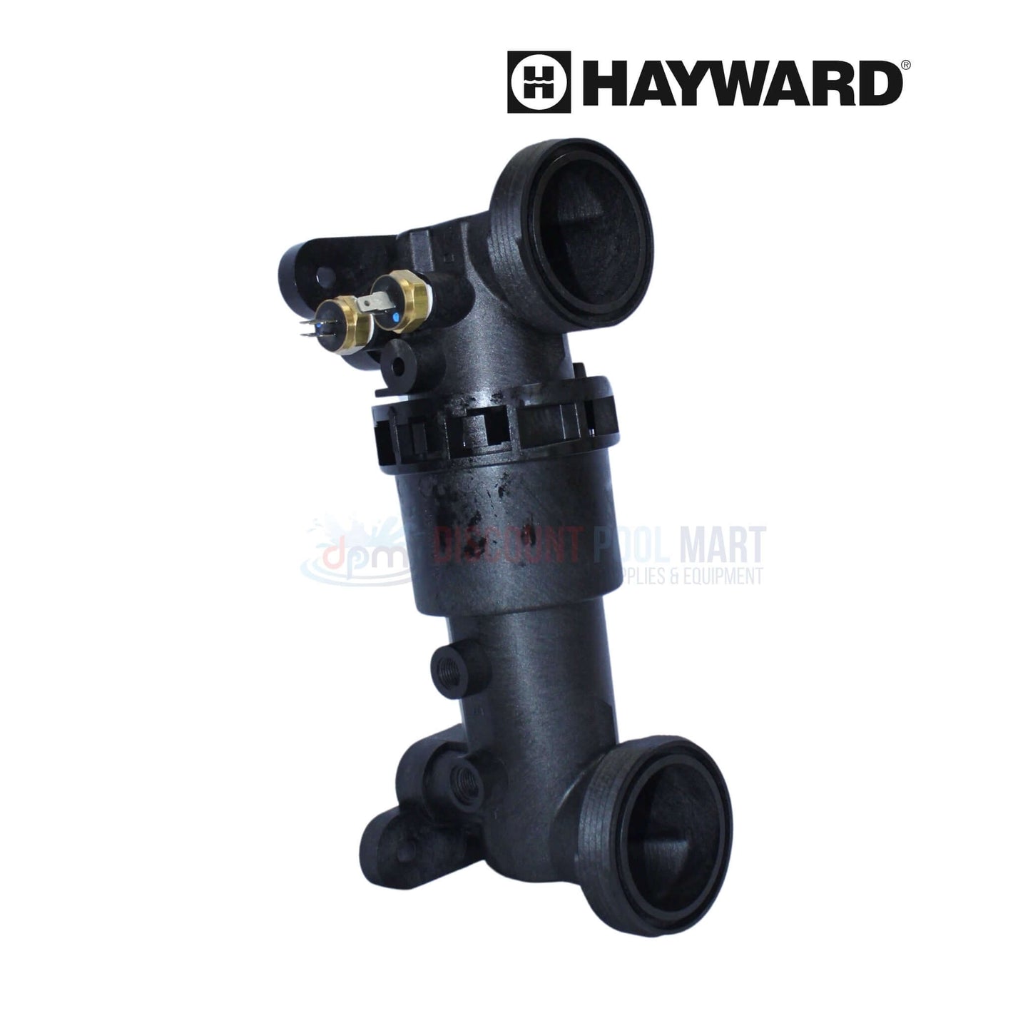 Hayward Inlet Outlet Header Kit HDXFIOH001 for HDF heaters from Discount Pool Mart DPM for optimal performance.