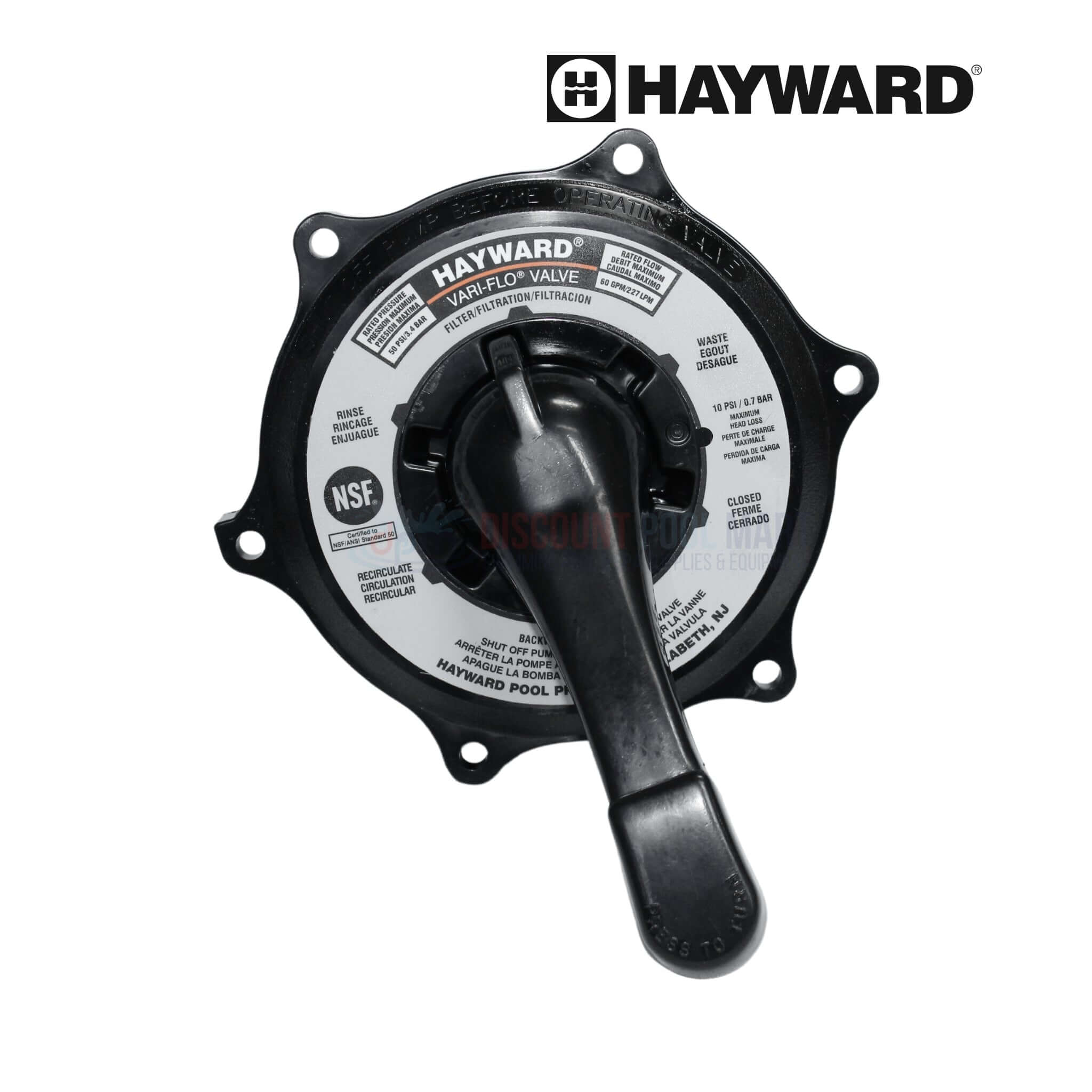 SPX0710XBA17 | Hayward Key Cover Handle For Multiport Valves