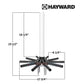 Hayward Lateral Assembly with Center Pipe SX210DA from Discount Pool Mart DPM, designed for efficient pool filtration.