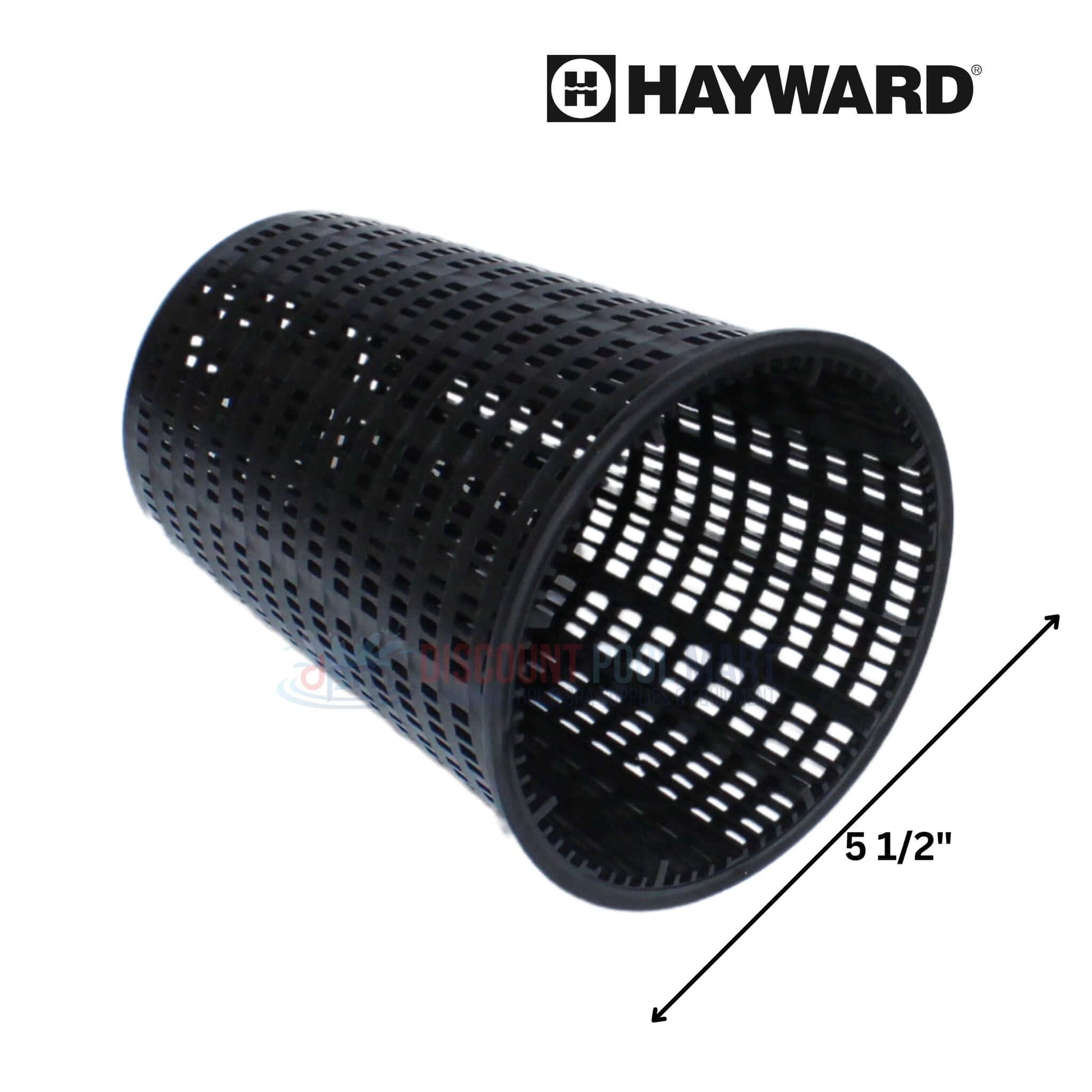 Hayward Leaf Canister Basket Replacement AXW431ABK in black, 5 1/2" size, available at Discount Pool Mart DPM.