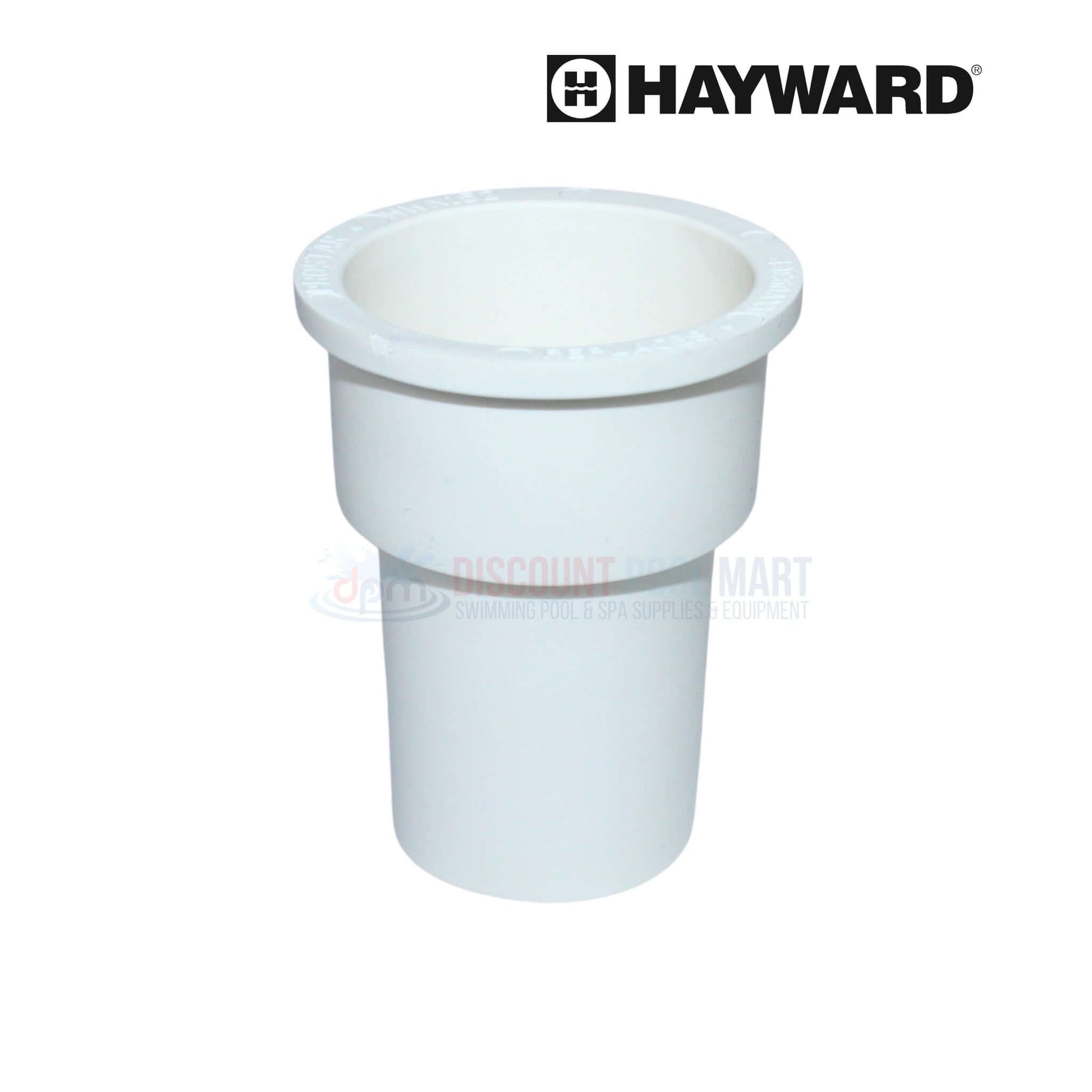 Hayward pool part from Discount Pool Mart DPM, durable white fitting for efficient swimming pool maintenance.