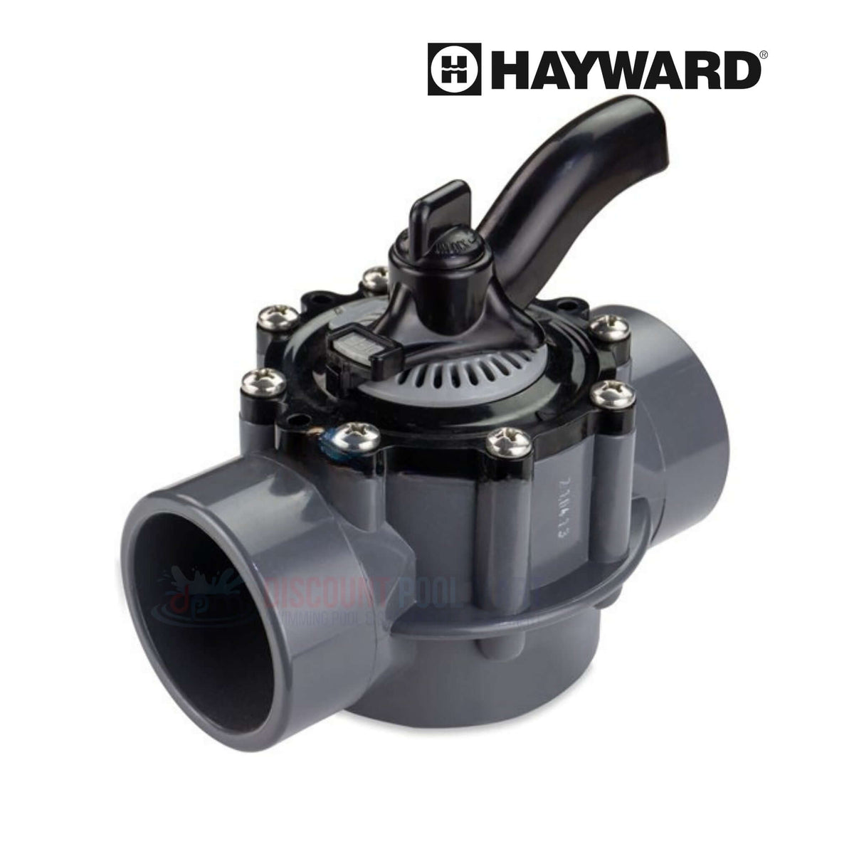 Hayward PVC Diverter Valve PSV2S2DGR for valve actuators | 2" x 2.5" | Discount Pool Mart DPM