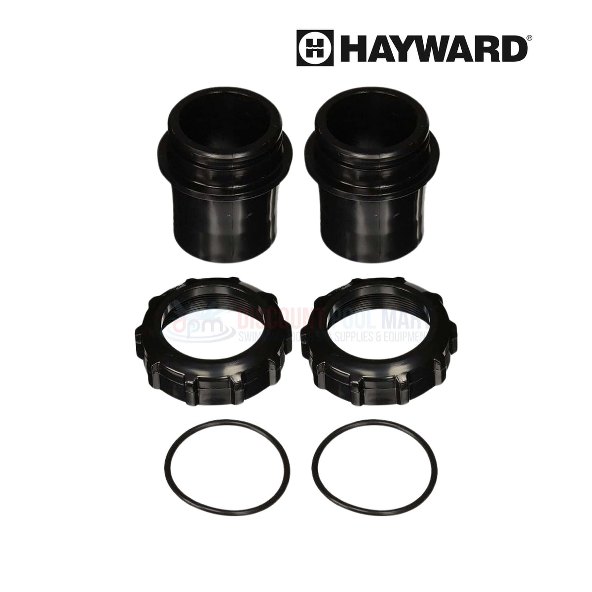 Hayward plumbing kit components for SwimClear filters, model DE2400PAK2CS - Discount Pool Mart DPM.