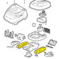 Hayward AXV417WHP Pod Kit parts diagram for Navigator pool vac cleaners, available at Discount Pool Mart DPM.