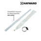 Hayward DEX2400CR Air Relief Assembly included parts: flexible tube, mesh filter, hose clamp, from Discount Pool Mart DPM.