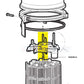 Diagram of Hayward ProGrid Filter Rod Assembly ROD36-H, essential for pool filtration efficiency at Discount Pool Mart DPM.