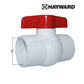 Hayward QVC Compact Ball Valve, 2 inch PVC body, socket end connections, SKU: QVC1020SSEW, from Discount Pool Mart DPM.