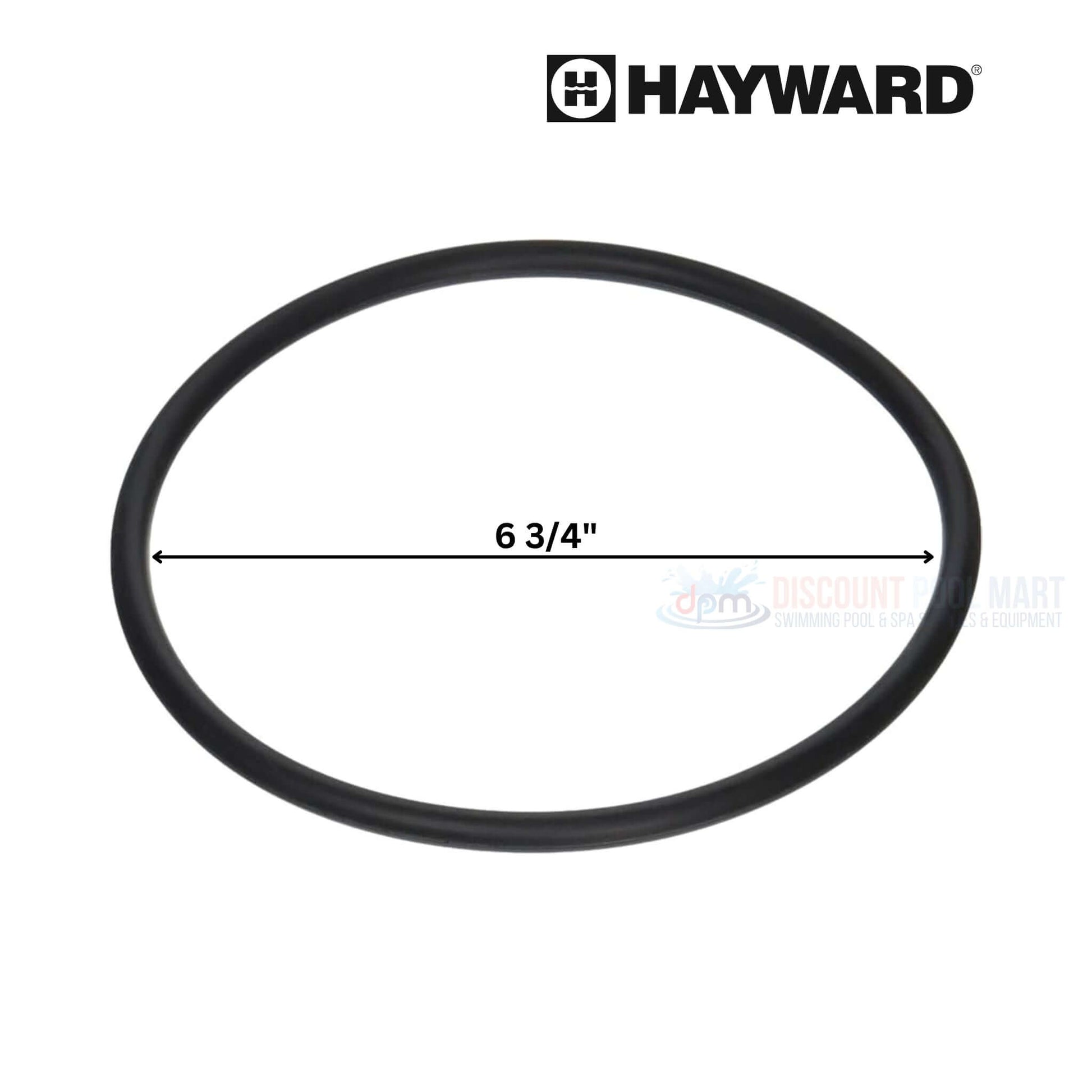 Hayward O-ring, 6 3/4" diameter, part of Quick Fix Kit for Super II Pumps, available at Discount Pool Mart DPM.