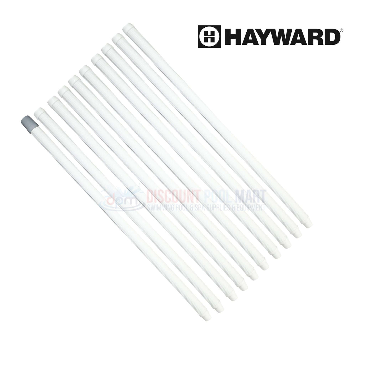 Hayward Sectional Hose Kit for Navigator and Aquanaut, 9 white hoses, chemical-resistant, Discount Pool Mart DPM