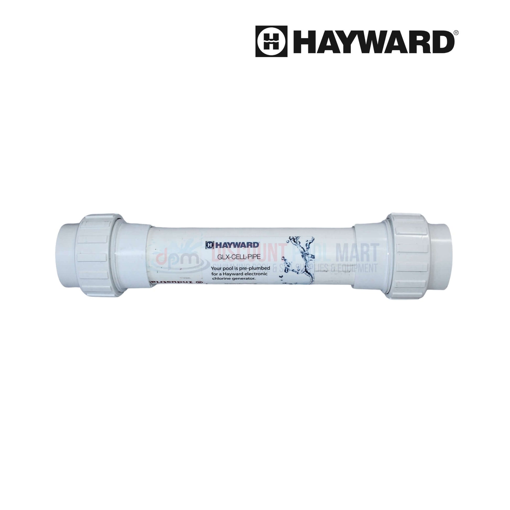 Hayward Straight Cell Pipe GLX-CELL-PIPE for AquaRite Salt Systems by Discount Pool Mart | DPM