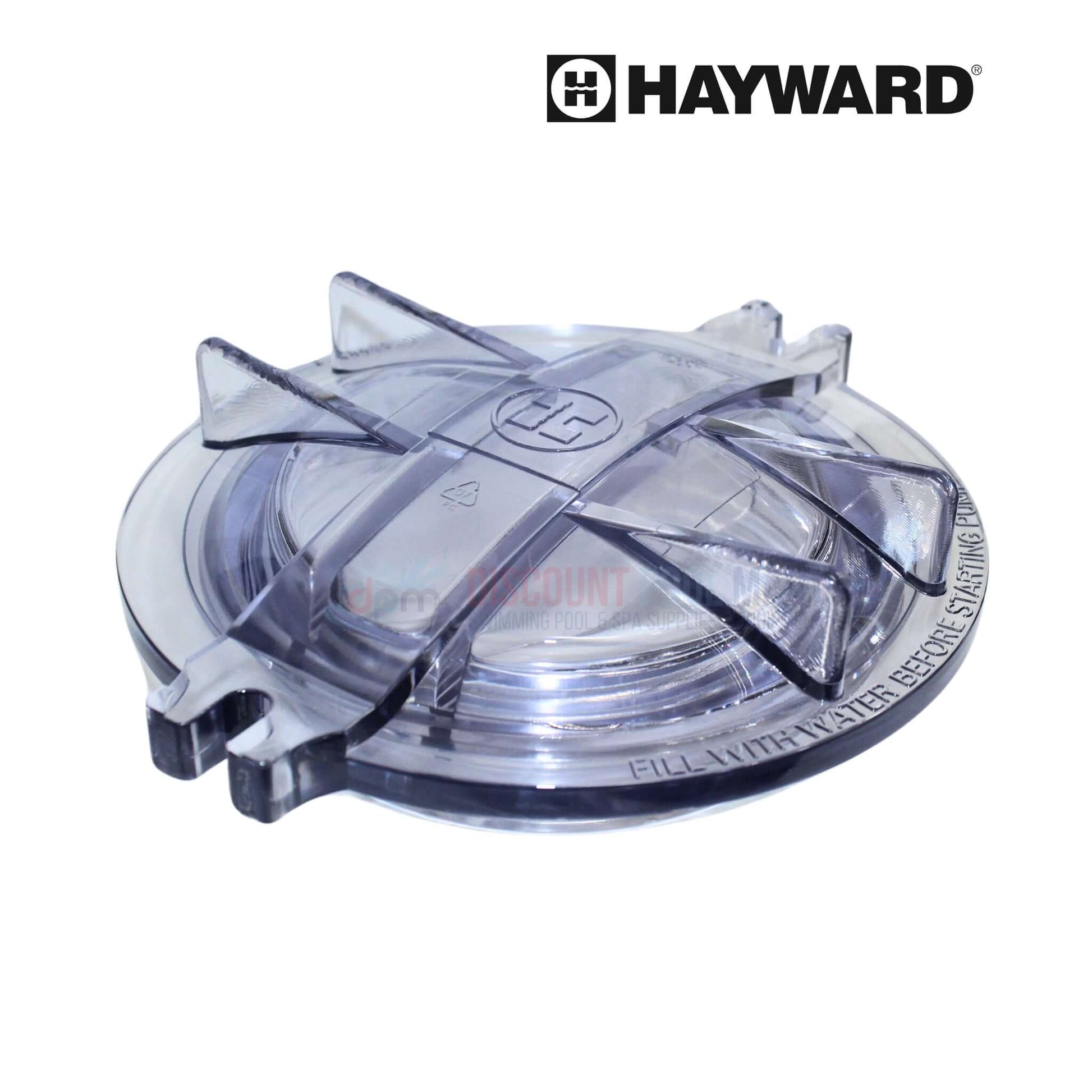Hayward Strainer Cover Lid for Super II Pumps SPX3000D from Discount Pool Mart DPM, clear durable design for optimal performance.