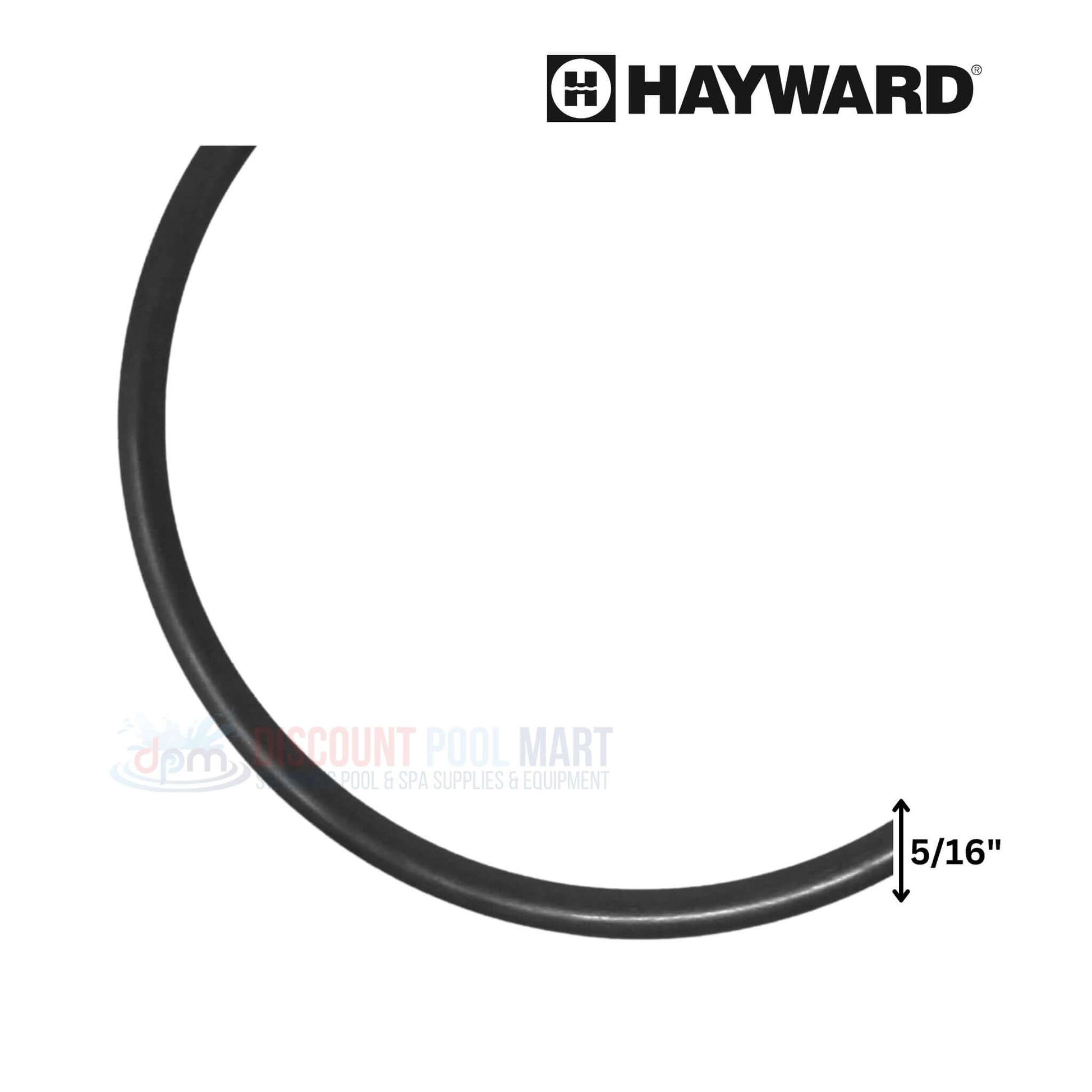 Hayward Strainer Cover O-Ring SPX3200S 5/16 inch at Discount Pool Mart for TriStar and EcoStar Pumps.