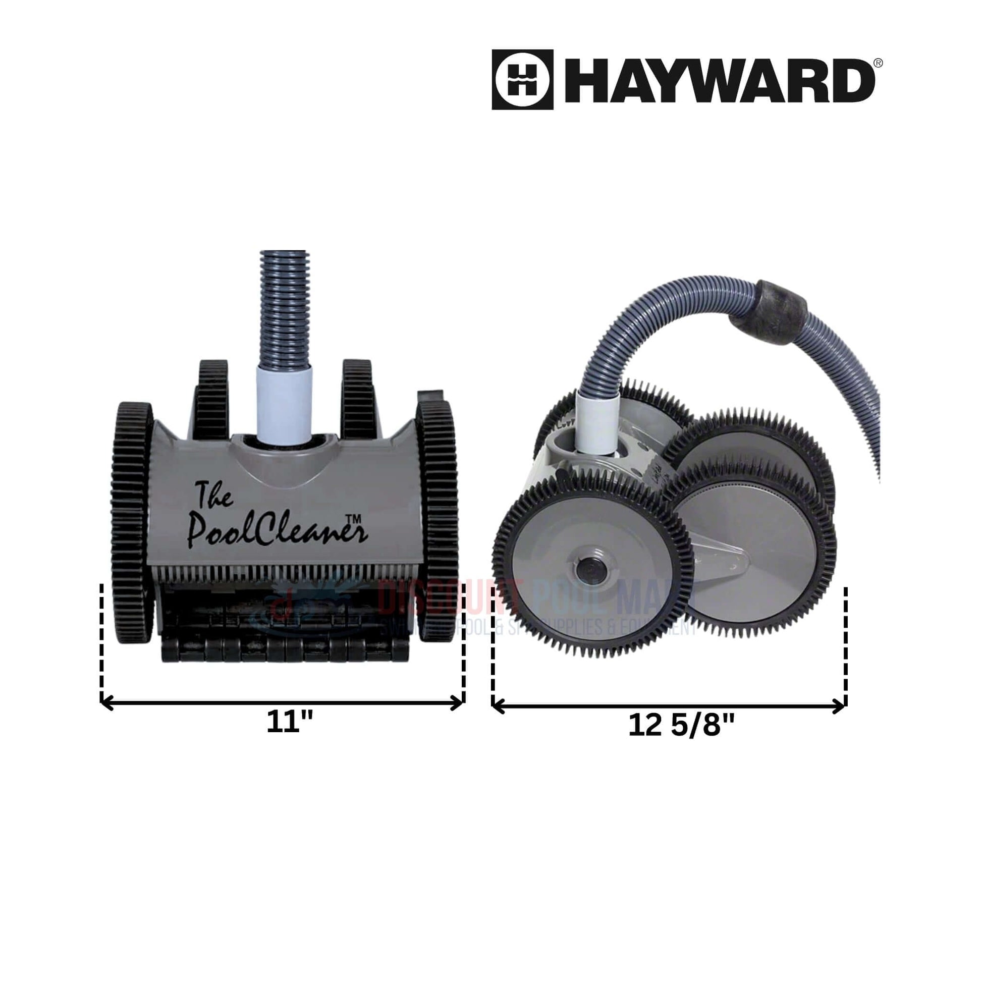 Hayward The PoolCleaner 4 Wheel Suction Cleaner PBS40GST with hoses, available at Discount Pool Mart DPM.