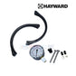 Hayward pool valve parts including gauge, clamps, screws from Discount Pool Mart DPM for easy filtration maintenance.