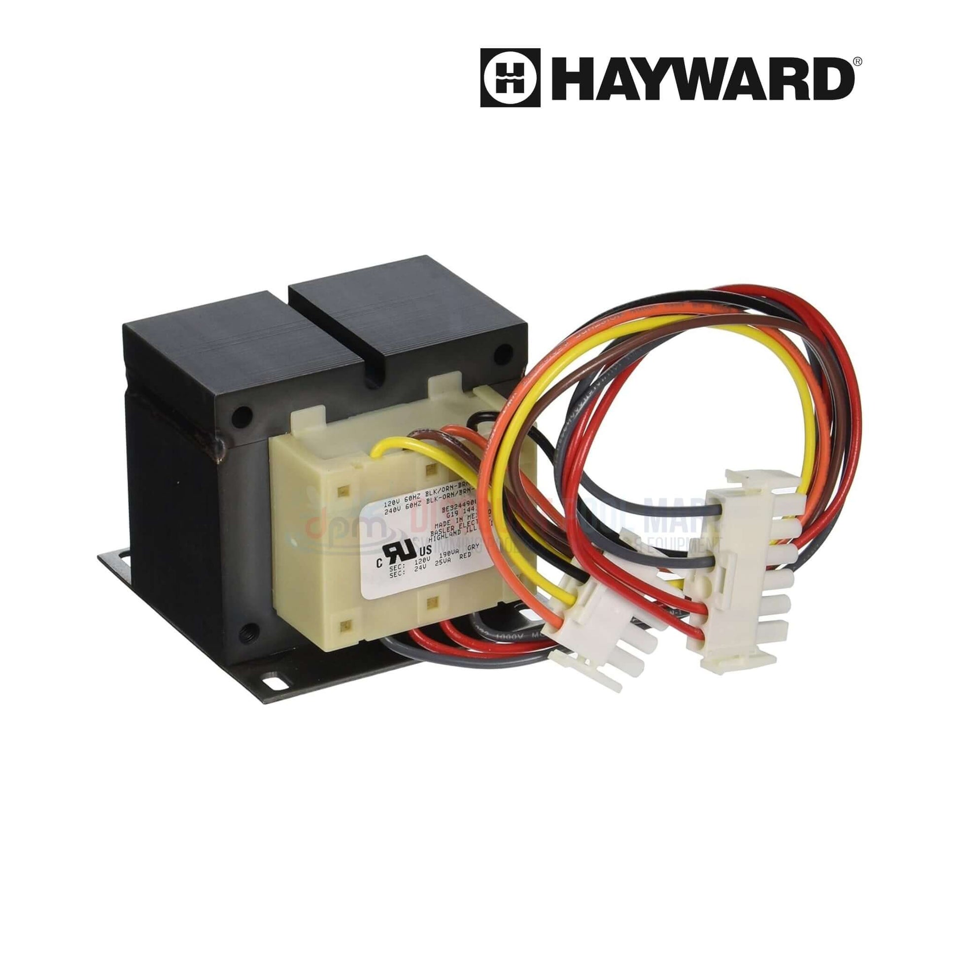 Hayward Transformer IDXL2TRF1930 for H-Series Heaters, 120/240V to 24 Vac - Discount Pool Mart DPM