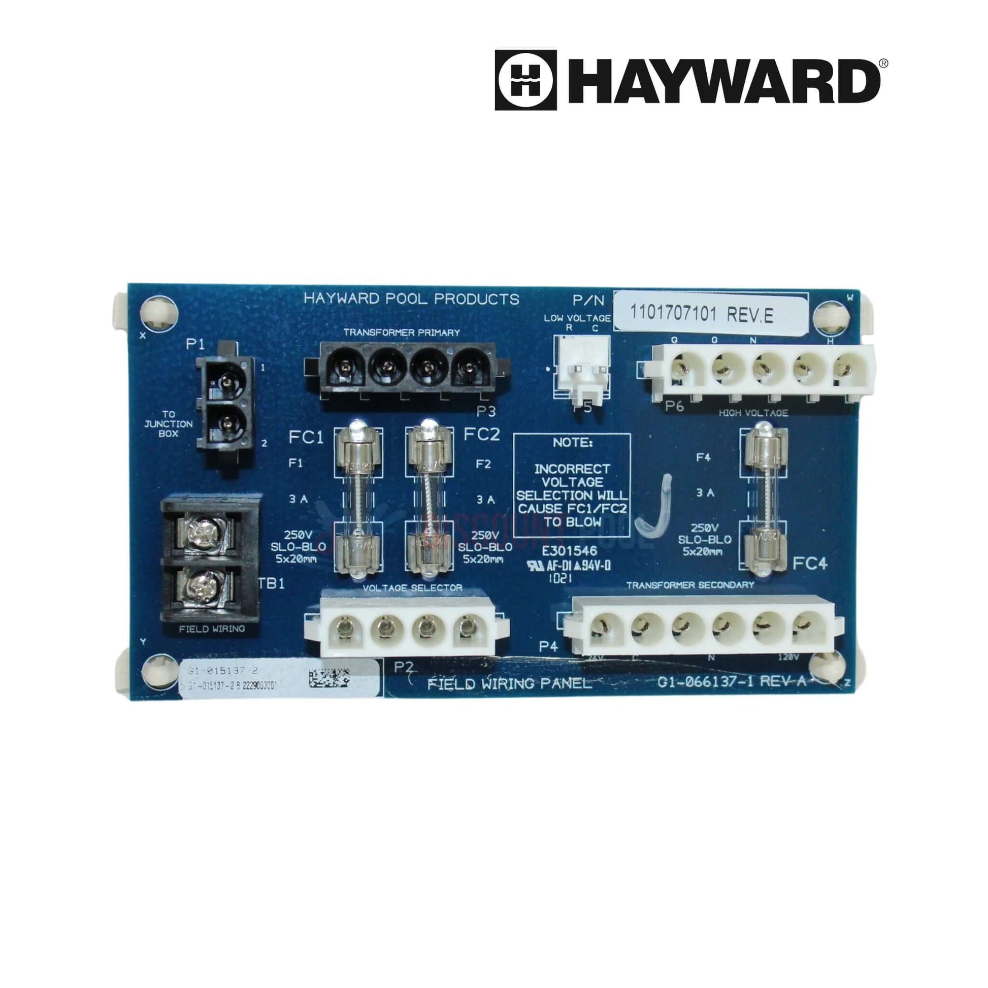 Hayward Transformer Fuse Board IDXL2FSB1930 for H-Series Heaters, available at Discount Pool Mart DPM.