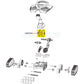 Exploded view of Hayward Turbine Kit HSXTV112 for TracVac cleaners at Discount Pool Mart DPM.