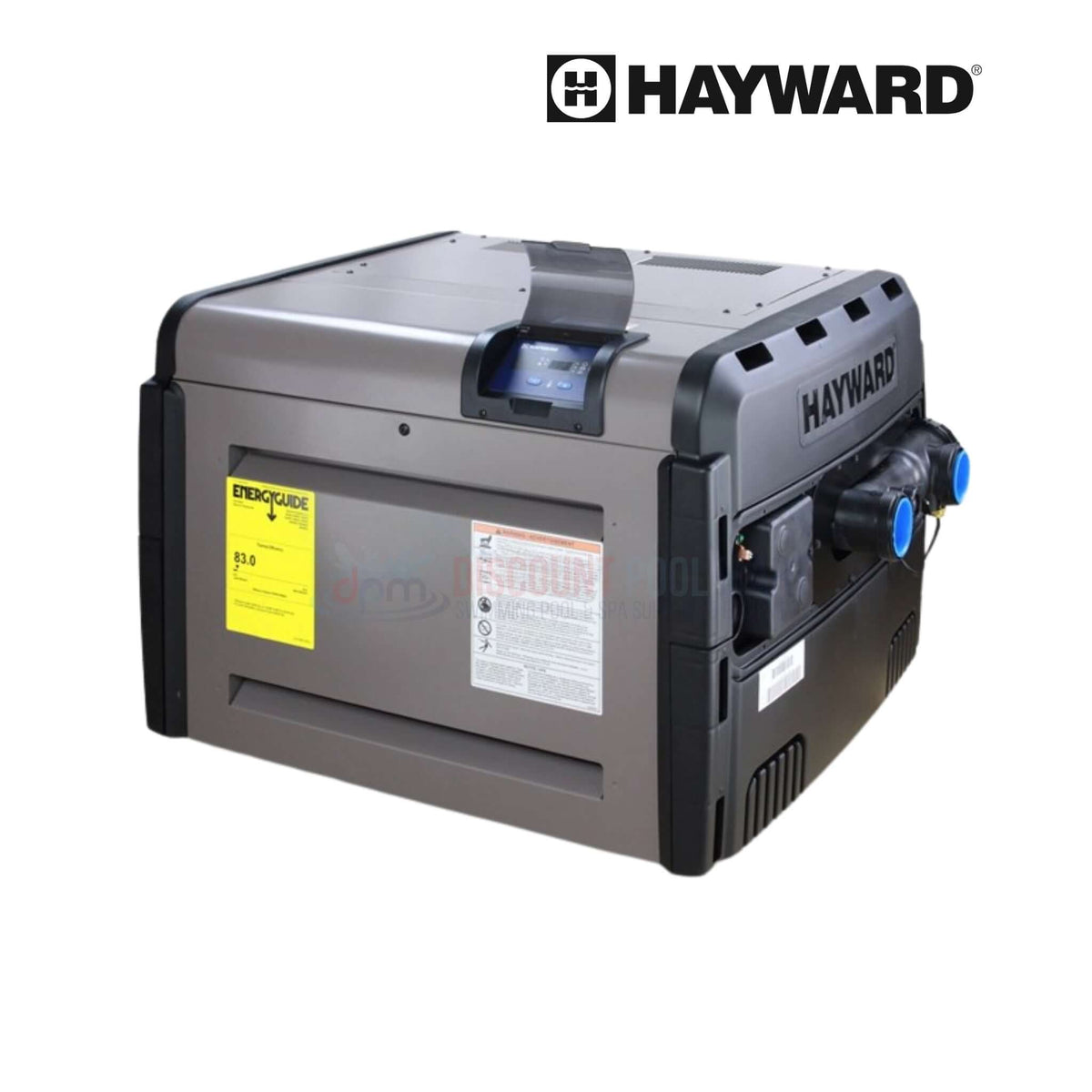 Hayward Universal H-Series Natural Gas Heater H400FDN at Discount Pool Mart DPM, 400,000 BTUs, Low NOx design.