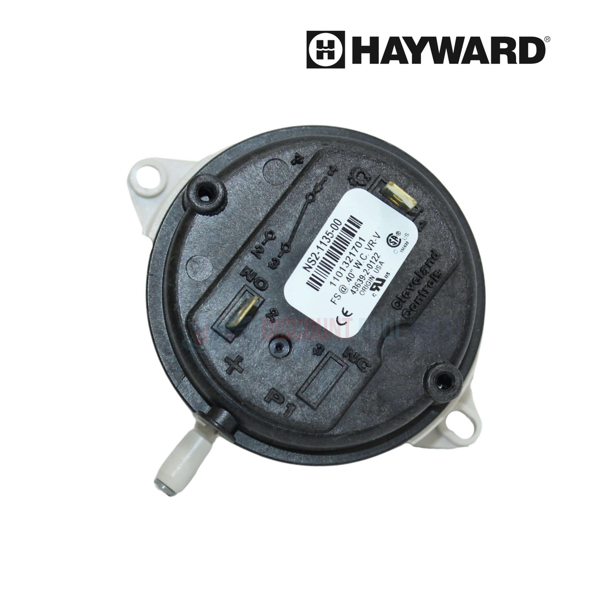 Hayward Vent Pressure Switch IDXLVPS1930 for H-Series Heaters | Discount Pool Mart DPM | Safety component