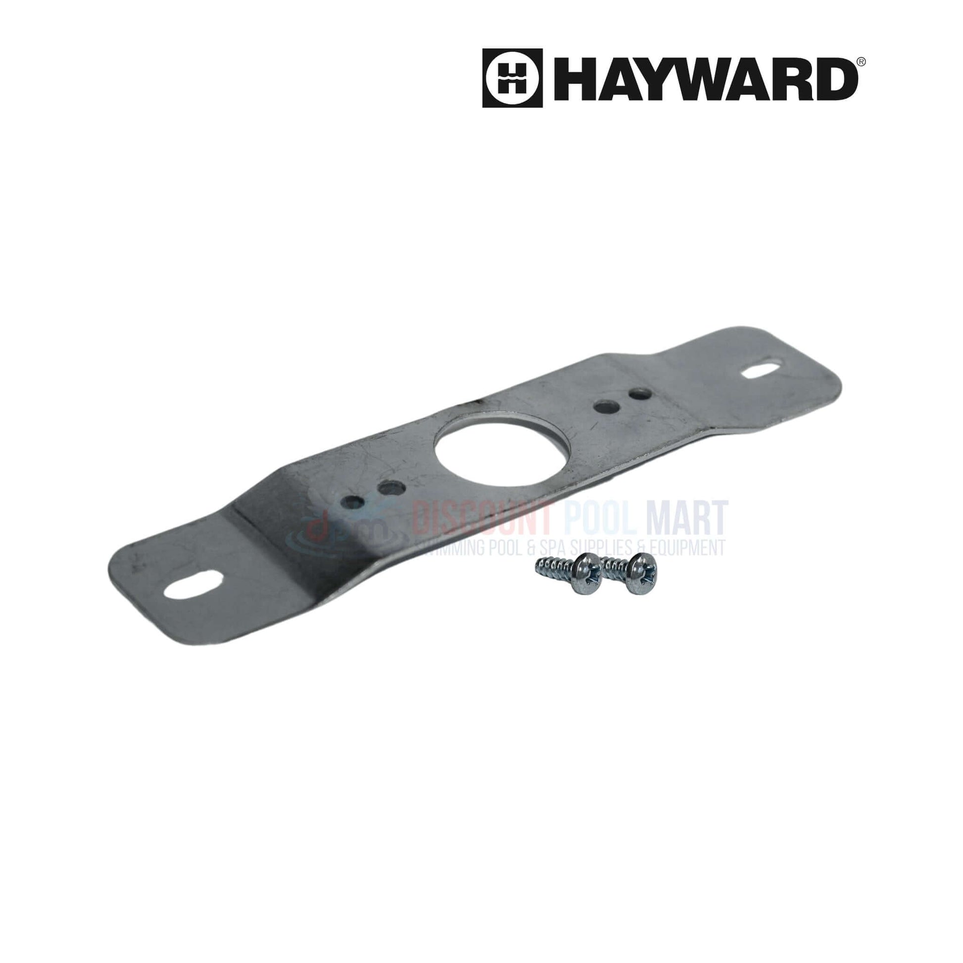 Hayward metal bracket with screws for H-Series heaters available at Discount Pool Mart DPM.