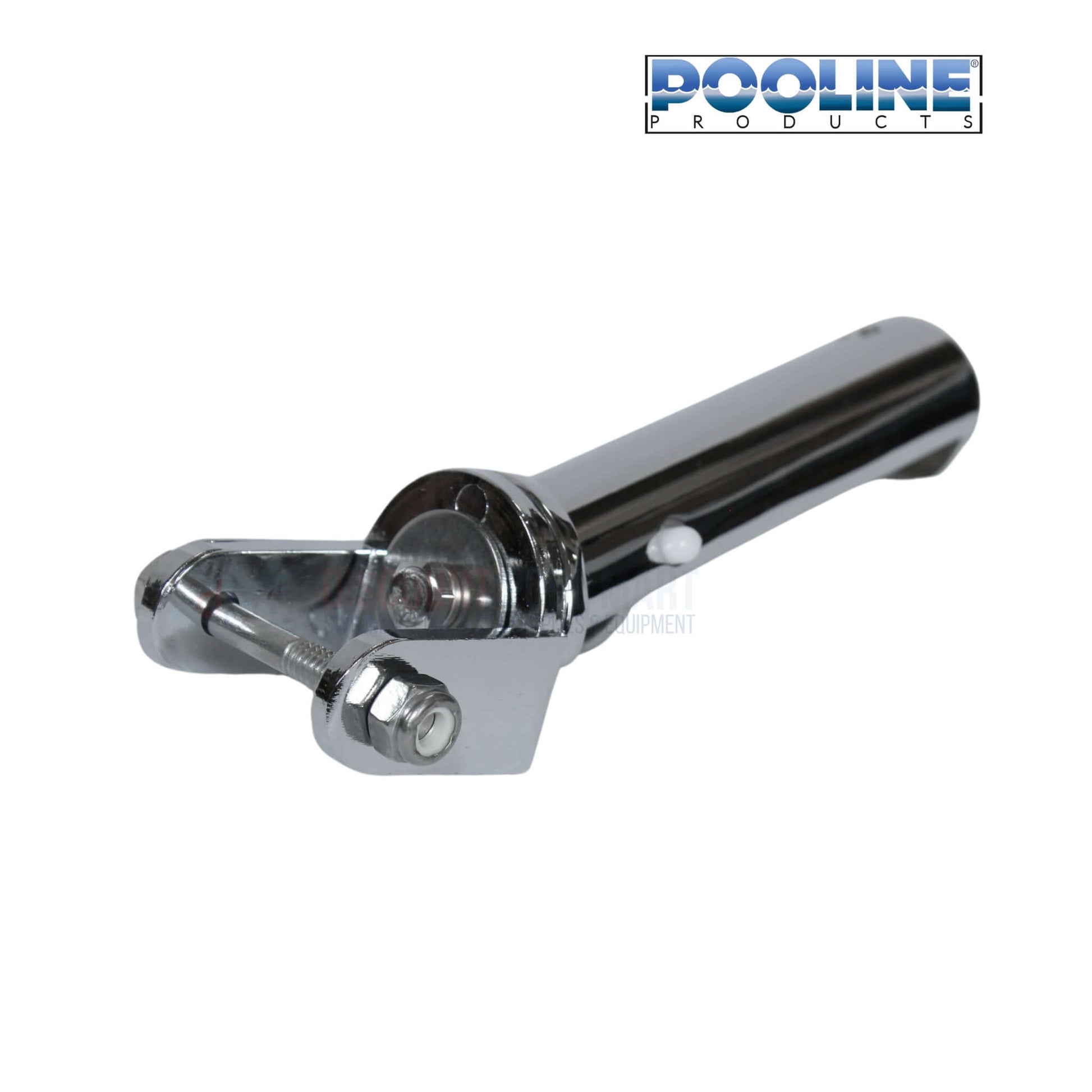 Pooline heavy-duty metal handle for 11051H vacuum head, compatible with 1.5-inch hoses, from Discount Pool Mart DPM.