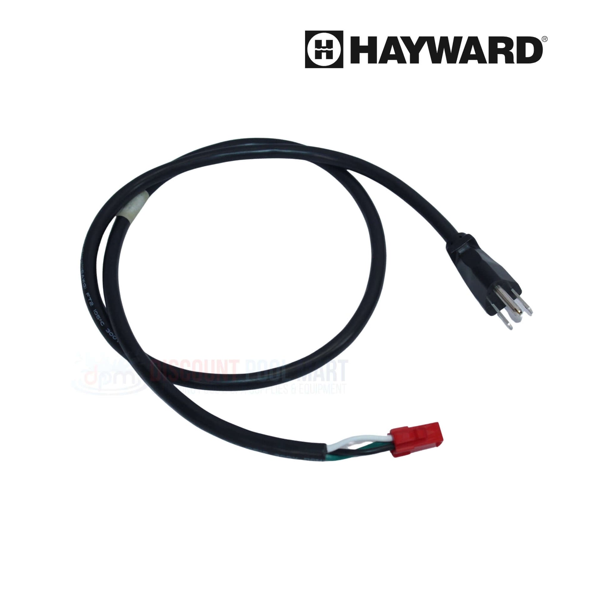Hayward power cord connector for heaters, designed for safety and efficiency. Ideal for pool supplies from Discount Pool Mart.