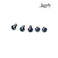 Jandy hardware screws set for pool equipment, including 5 chrome screws, ideal for maintaining pool supplies from Discount Pool Mart.