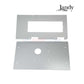Jandy IQ-COMP-RSPS8 | Jandy Compool To iAquaLink RS8 Conversion Kit parts showing gray metal plates for pool automation upgrades.