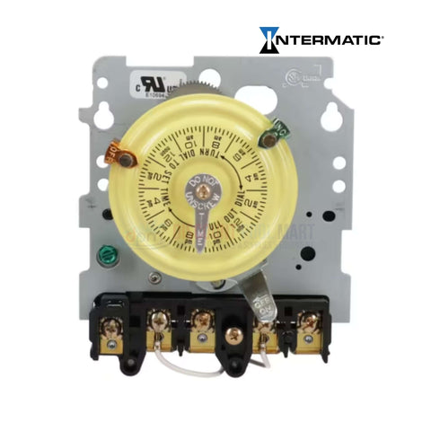 Intermatic T104M mechanical time switch mechanism from Discount Pool Mart DPM, ideal for pool and spa applications.